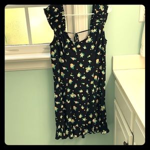 Fun Free People dress, citrus pattern